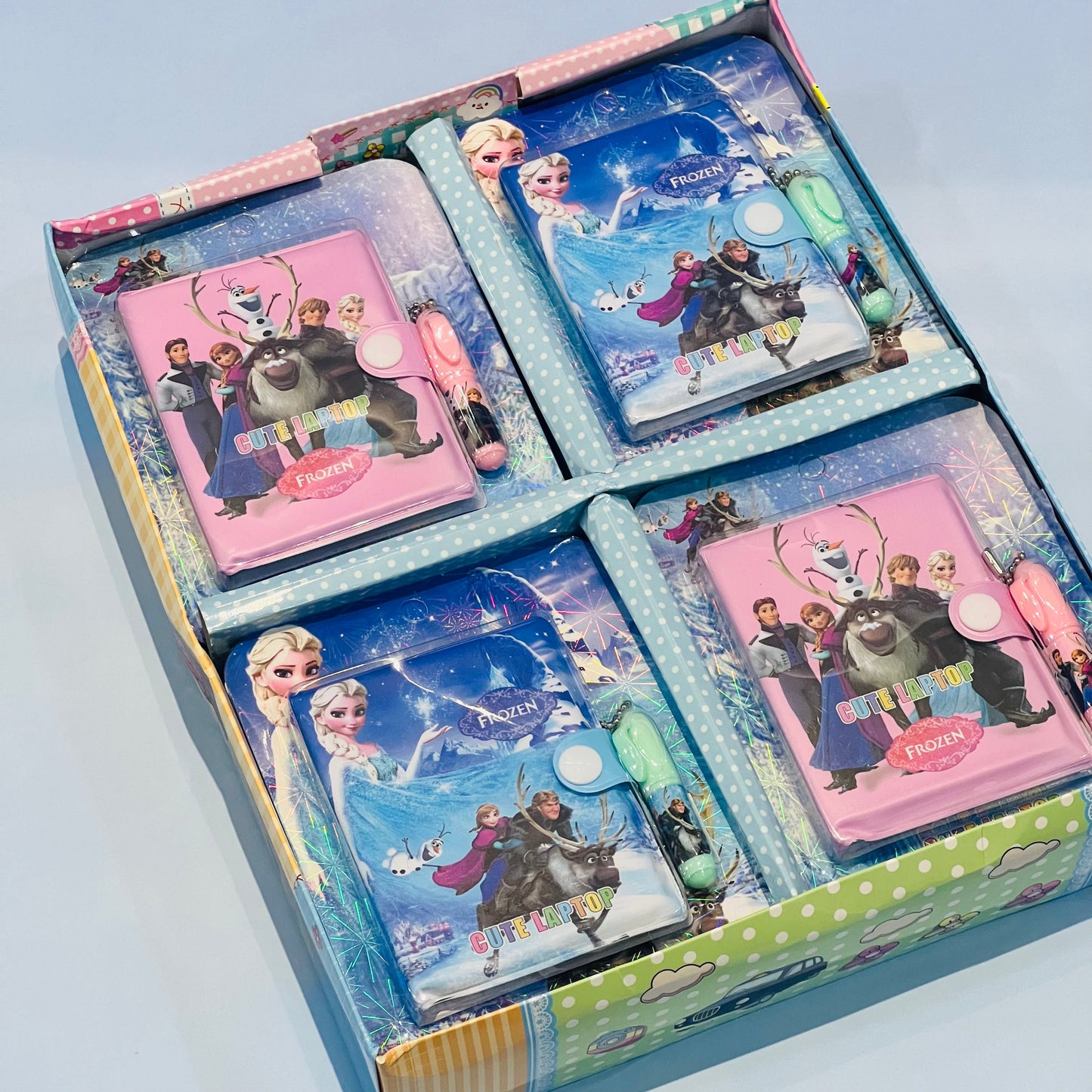 Cute Printed Mini Pocket Diary with Small Pen for Kids (Unicorn/Spider-Man)