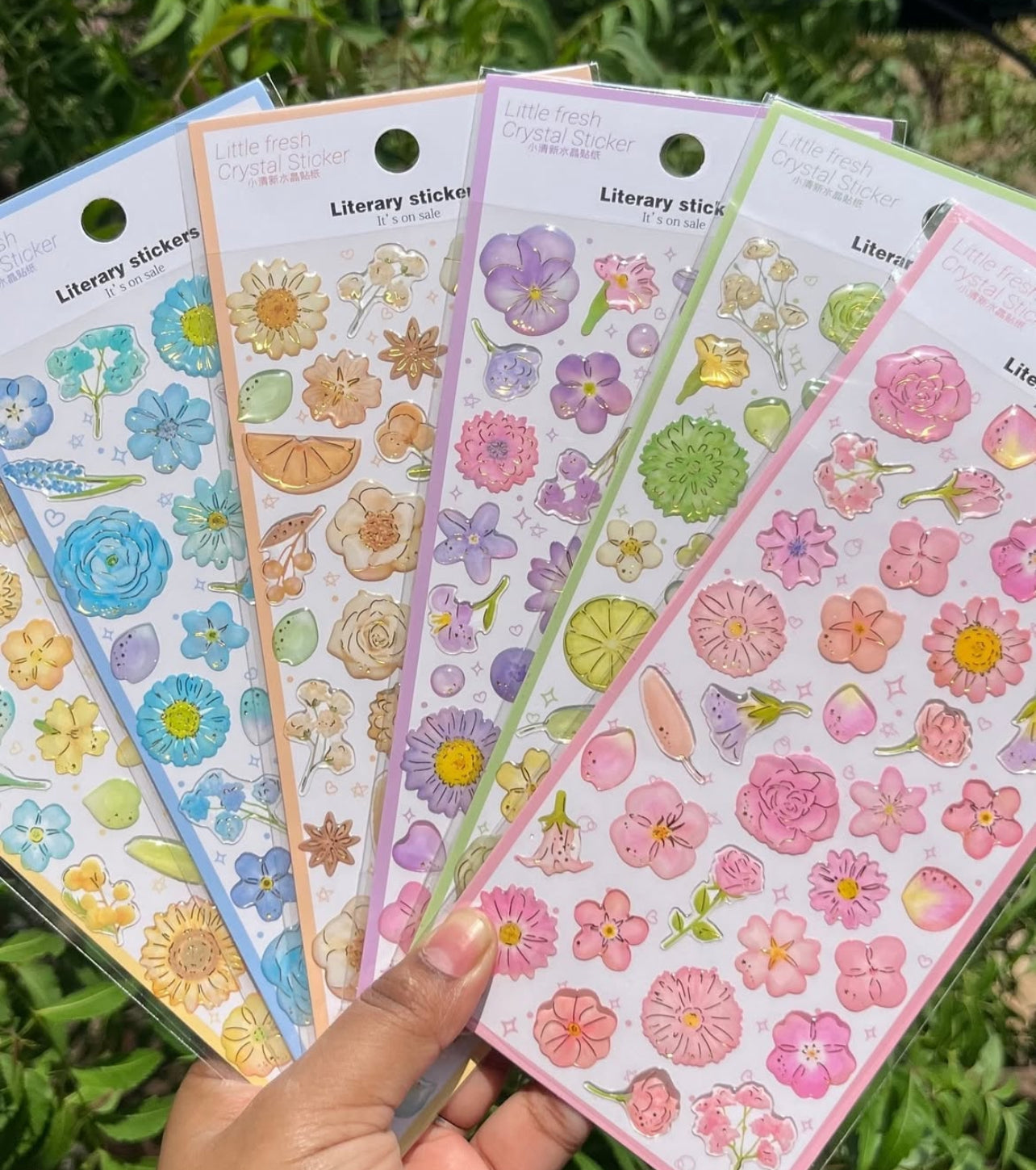 Puffy 3D Flower Stickers