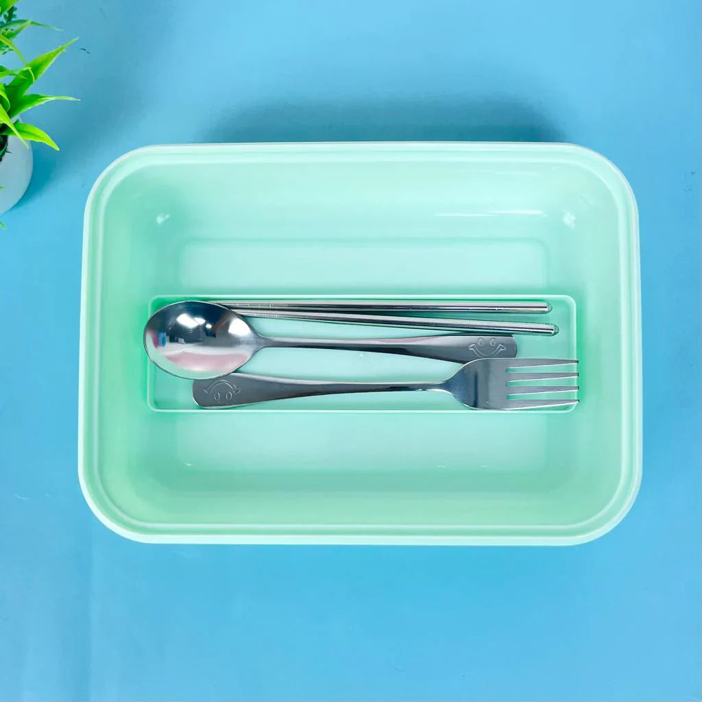 100% Spill Free - 3 Compartments Lunchbox (710ml)