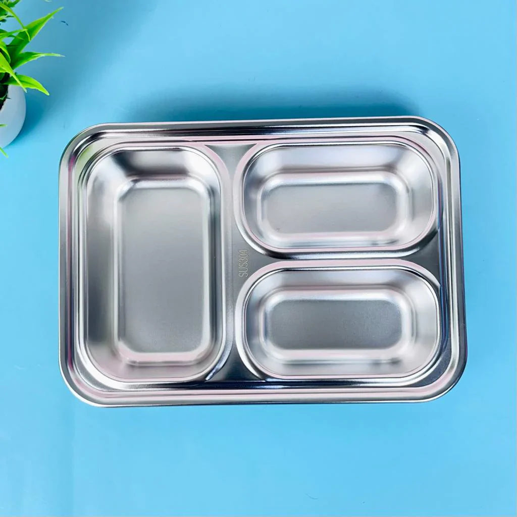 100% Spill Free - 3 Compartments Lunchbox (710ml)