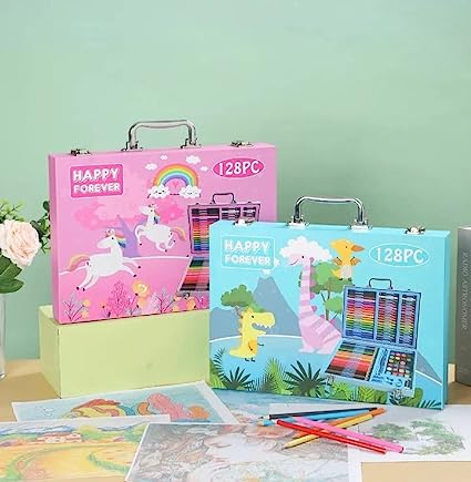 128pcs Big Coloring Trunk