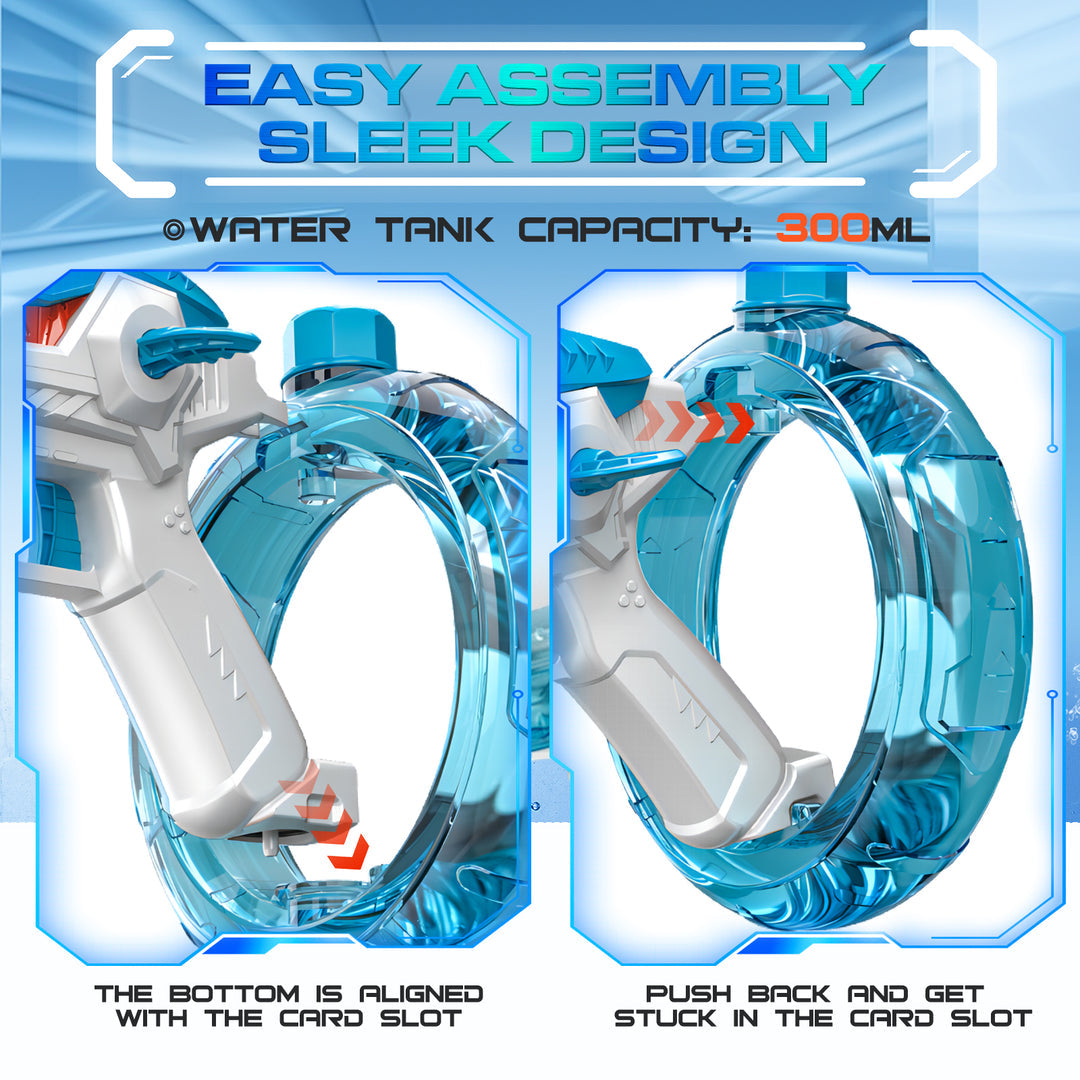 SharkBlaze - Automatic High Pressure Spray Gun for Kids - 28ft