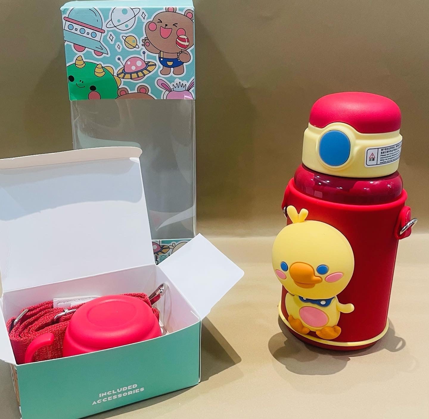 Very Premium Quality Steel Sipper with Chu-Chu Cover