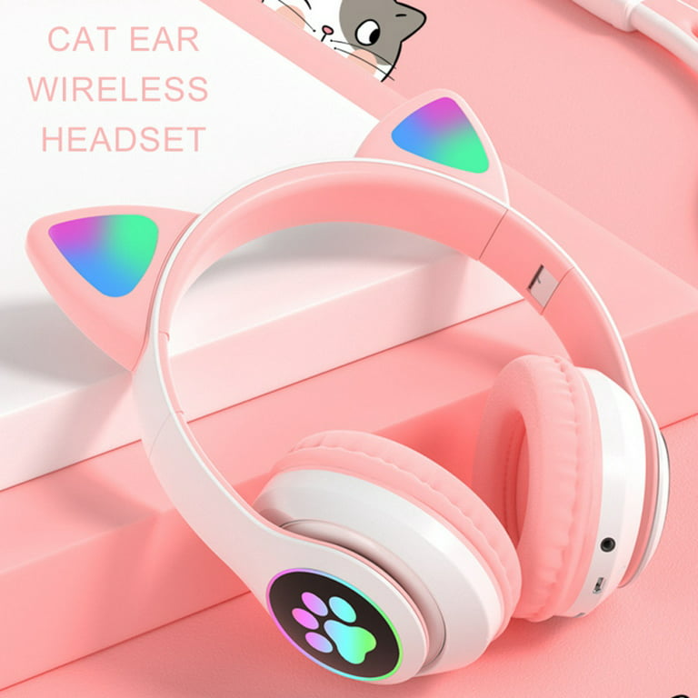 Meow Headphones with Lights - Wireless, Bluetooth