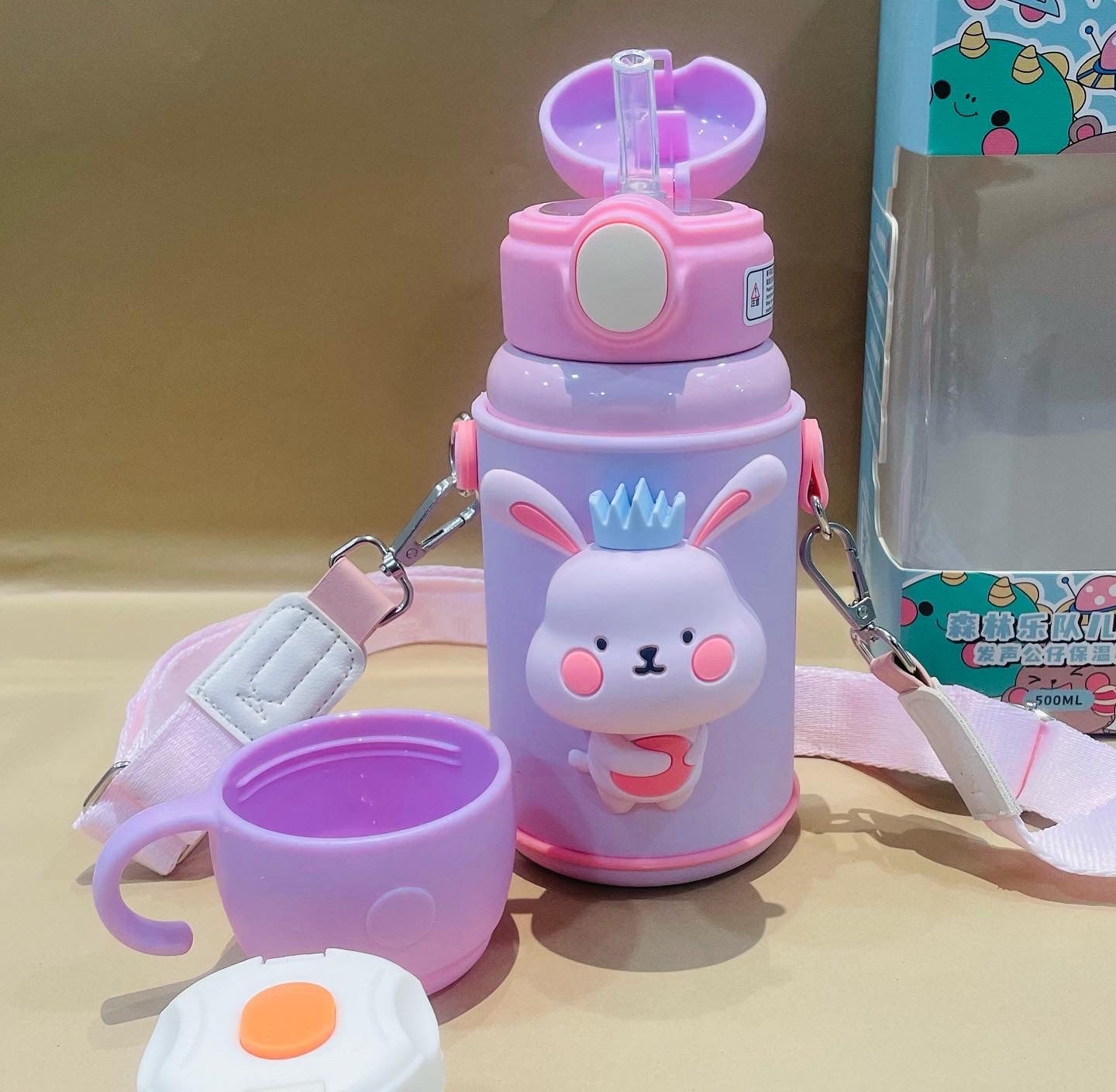 Very Premium Quality Steel Sipper with Chu-Chu Cover