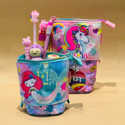 Luxury Stand and Slide Pencil Pouch