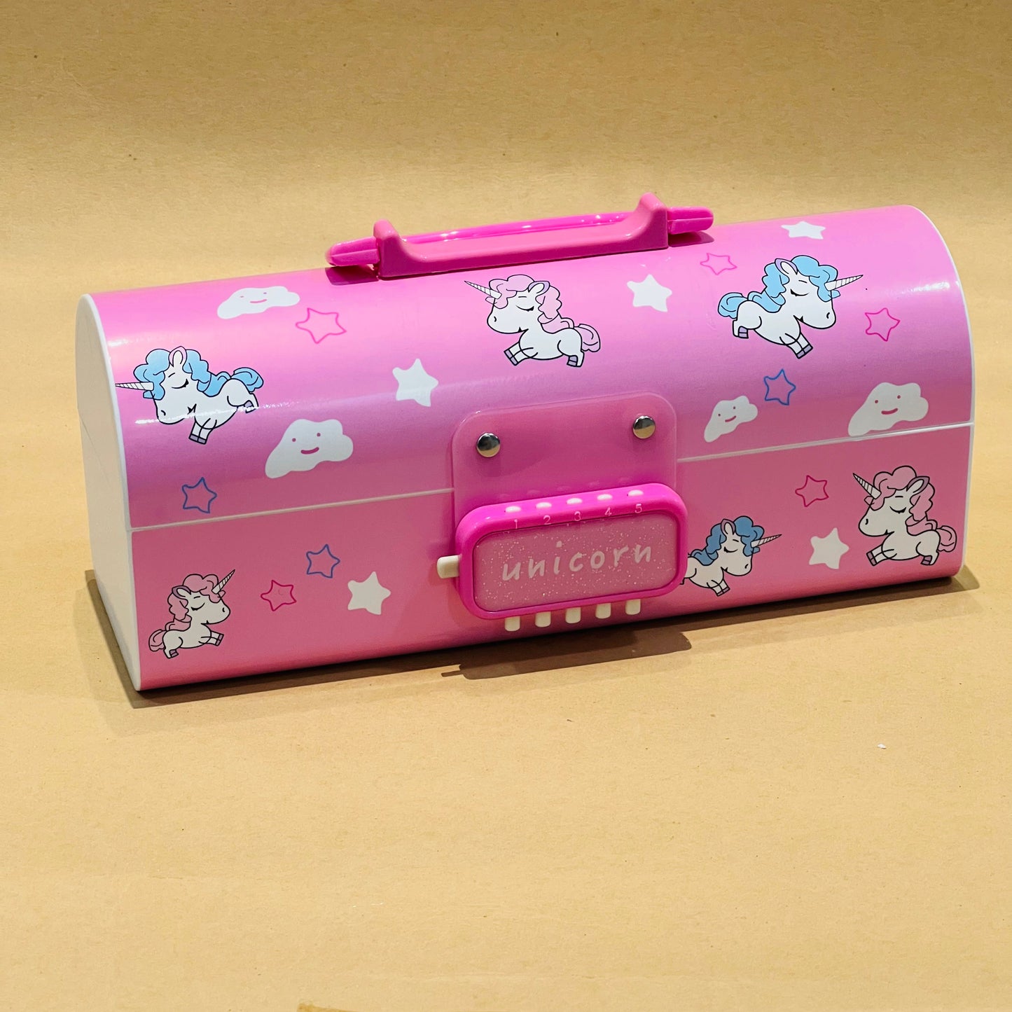 Cute Pencil case with passcodes