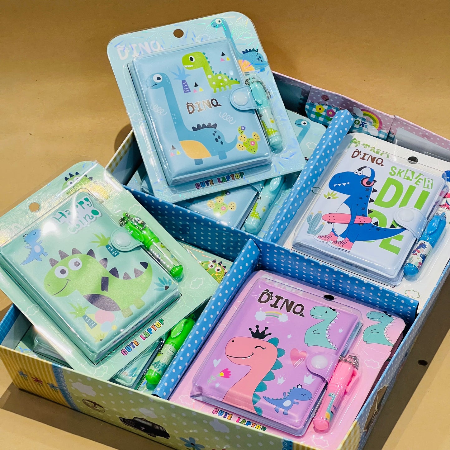 Cute Printed Mini Pocket Diary with Small Pen for Kids (Unicorn/Spider-Man)