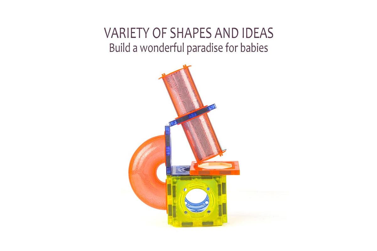 75pcs Magnetic Building Blocks with Lights (STEM)