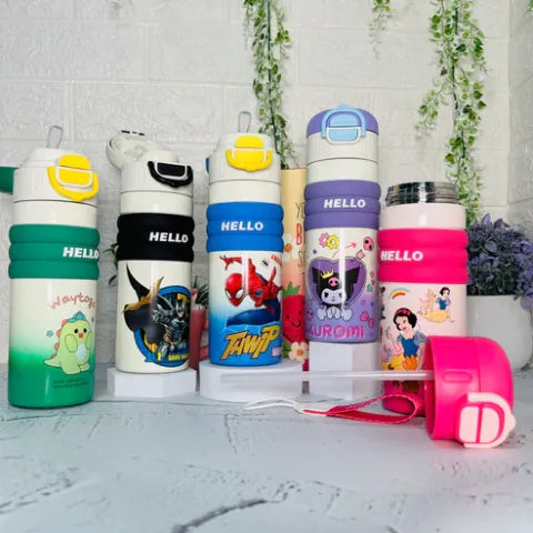 Hello - 2 Way Drink Insulated Bottle