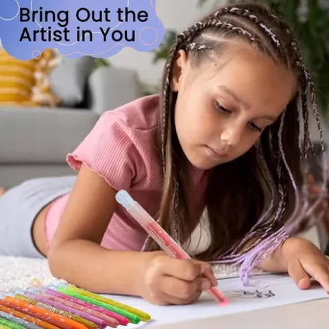 Rolling Crayons with Book