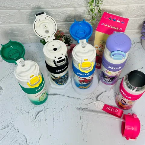 Hello - 2 Way Drink Insulated Bottle