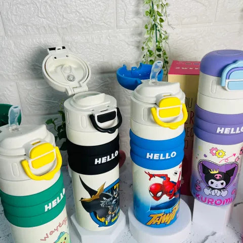 Hello - 2 Way Drink Insulated Bottle