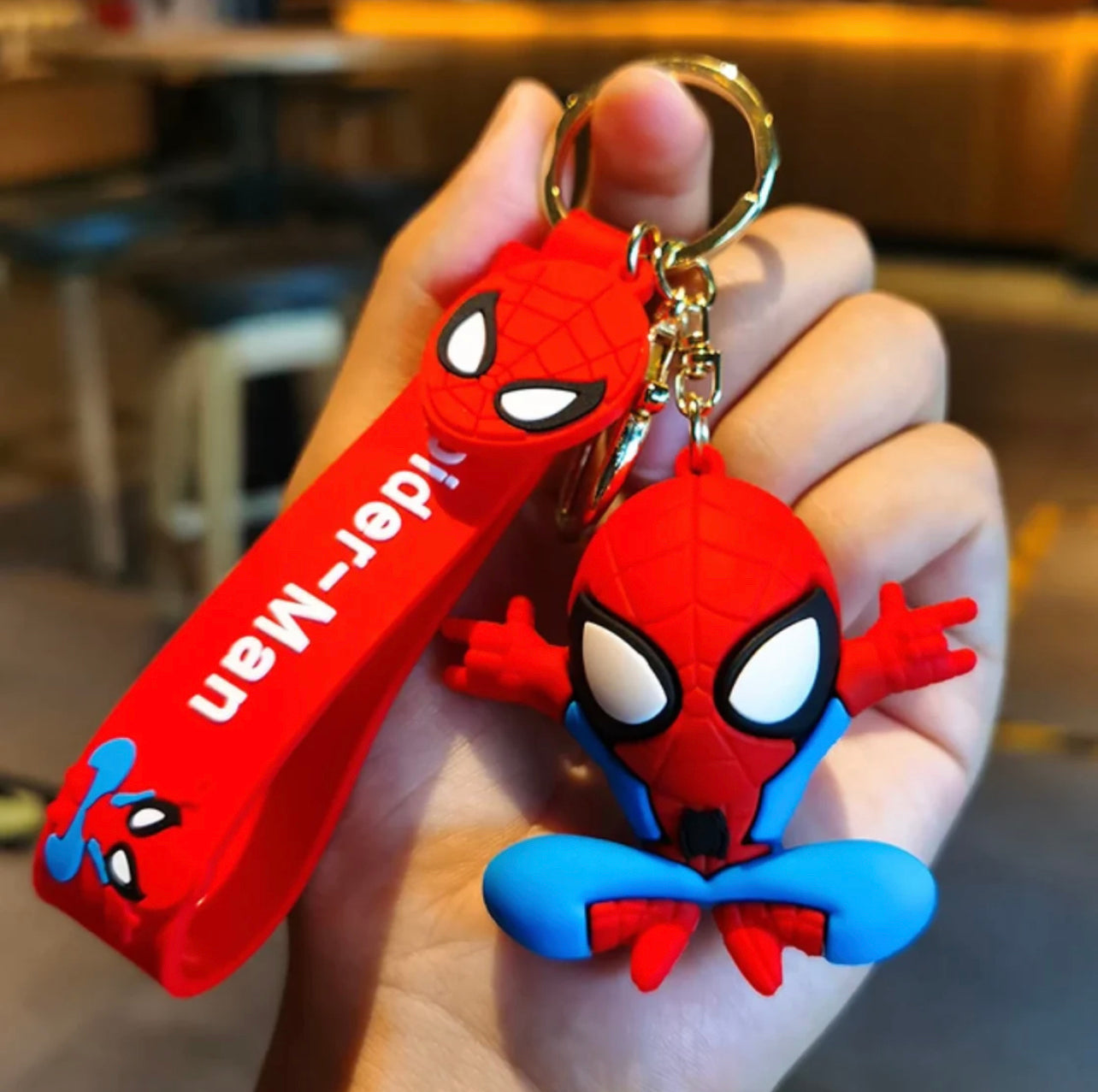 Spider-man 3D Silicone Keychains with Unbelievable Quality