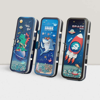 Kids Pencil Box - Glitter, Dark !!