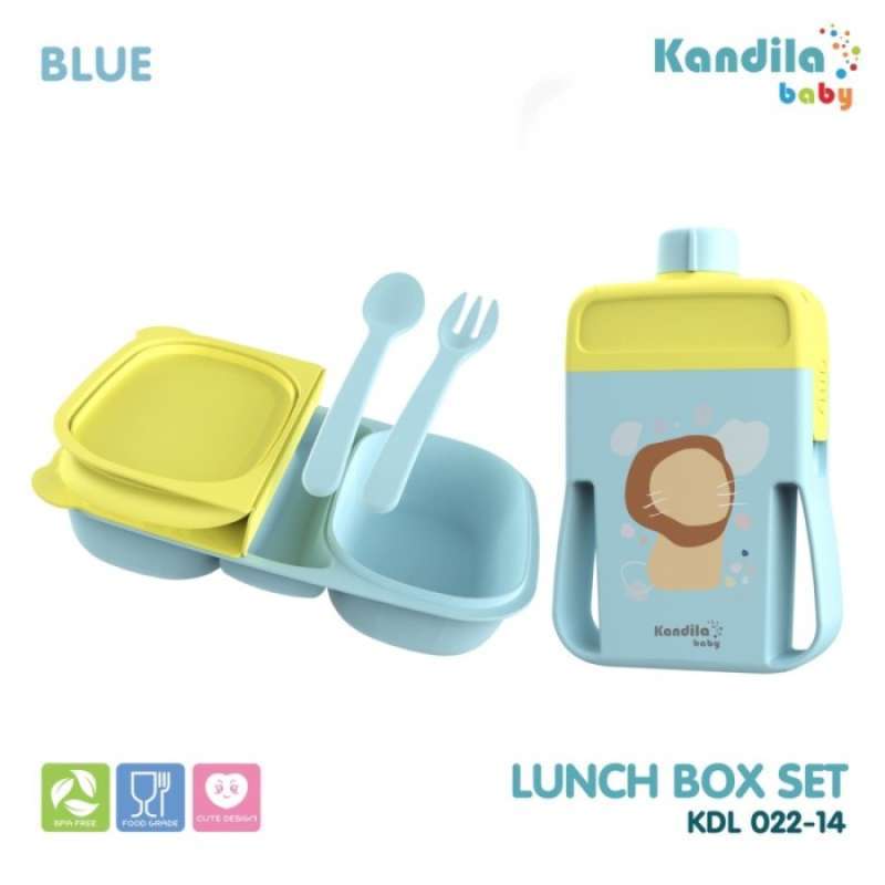 2in1 Lunchbox and Bottle - Silicone