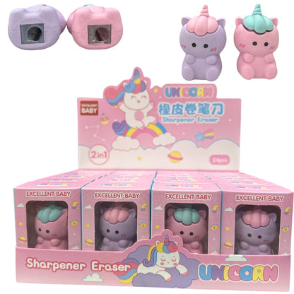 2 in 1 Eraser and Sharpener - Excellent Baby