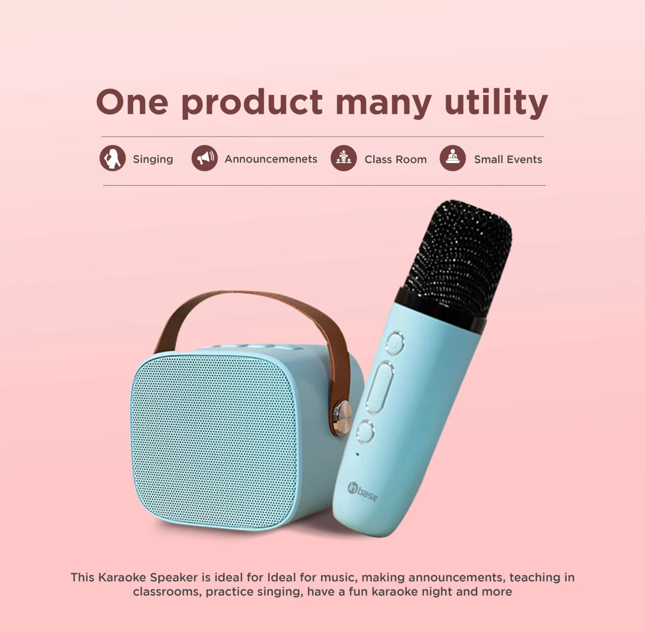 Let’s Party - Original Karaoke Speaker with Bluetooth Mic