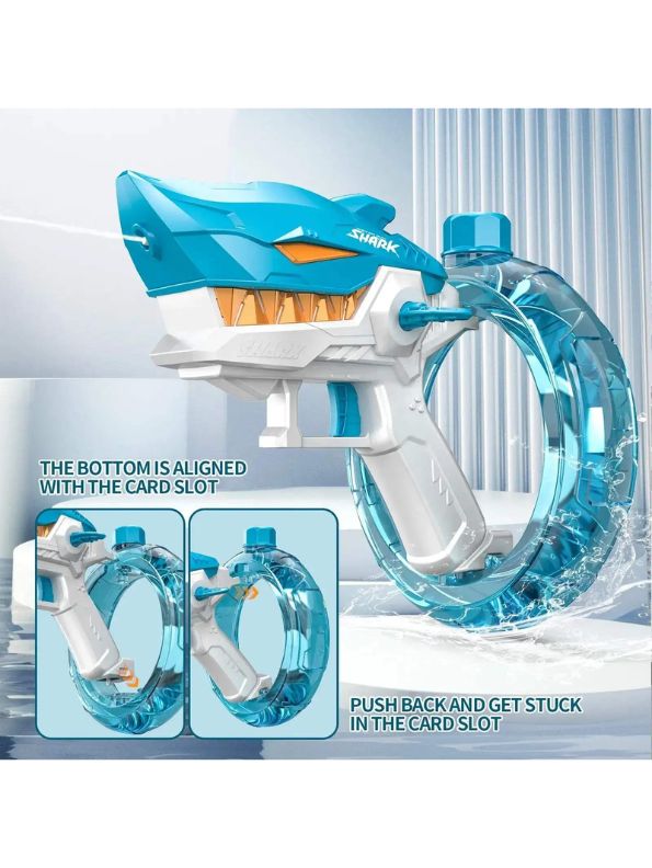 SharkBlaze - Automatic High Pressure Spray Gun for Kids - 28ft
