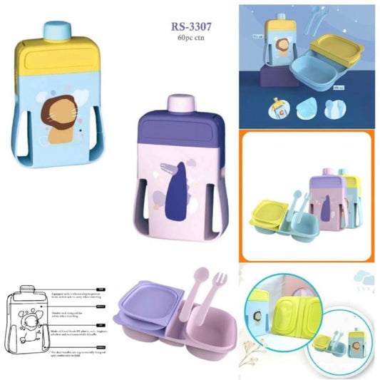2in1 Lunchbox and Bottle - Silicone