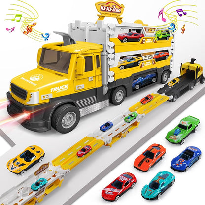 Container Truck - 4.6ft Foldable Track | Ejection Car