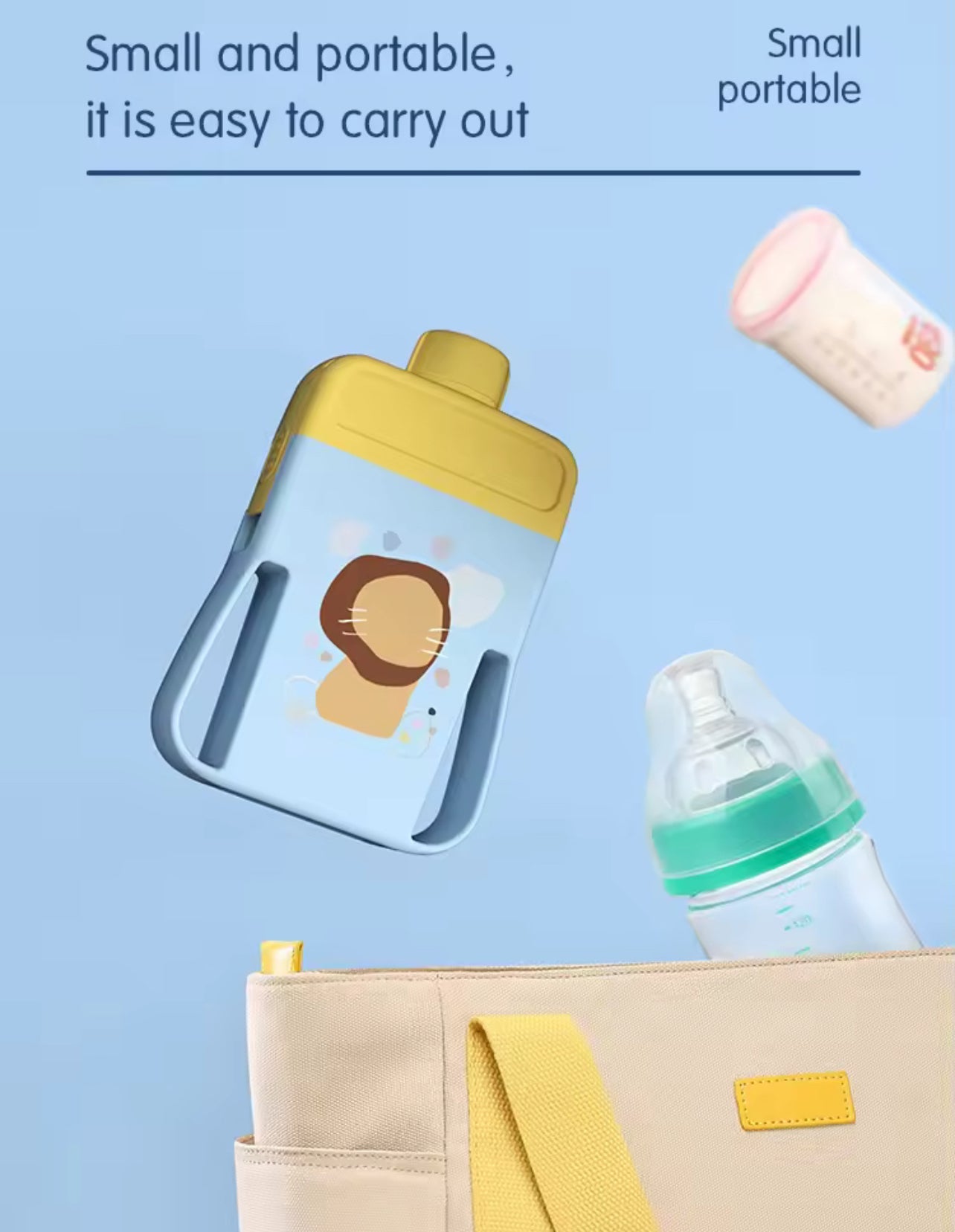 2in1 Lunchbox and Bottle - Silicone