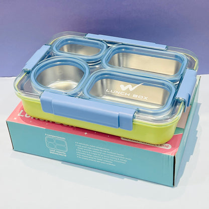 Buffet Meal - 4 Compartments 100% Spill Proof Lunchbox (900ml | For Adults/Teenagers)