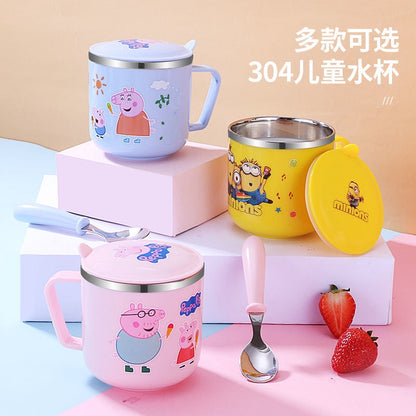 Kids Steel Milk Mugs - 300ml