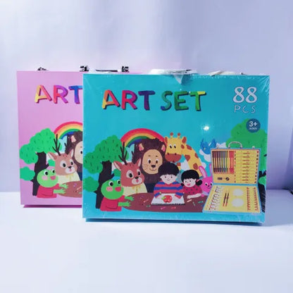88-Piece Art Supplies Set for Kids