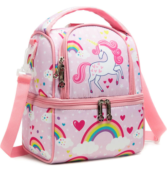 Cooler Bento Lunch/Picnic Bag - Big Two Compartments | Insulated