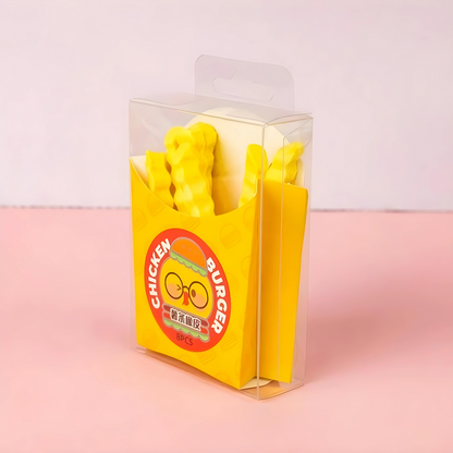 French Fries Erasers