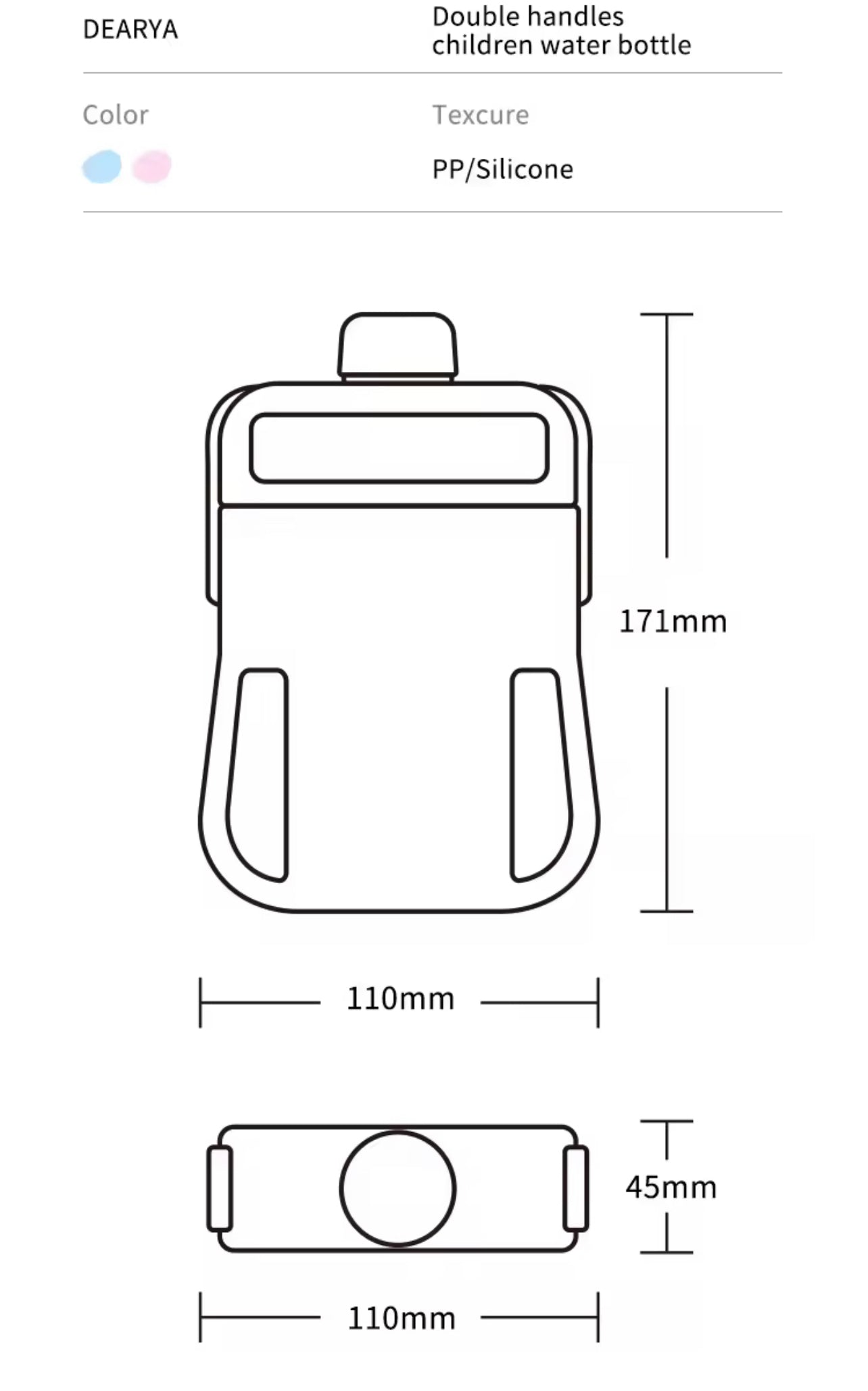 2in1 Lunchbox and Bottle - Silicone
