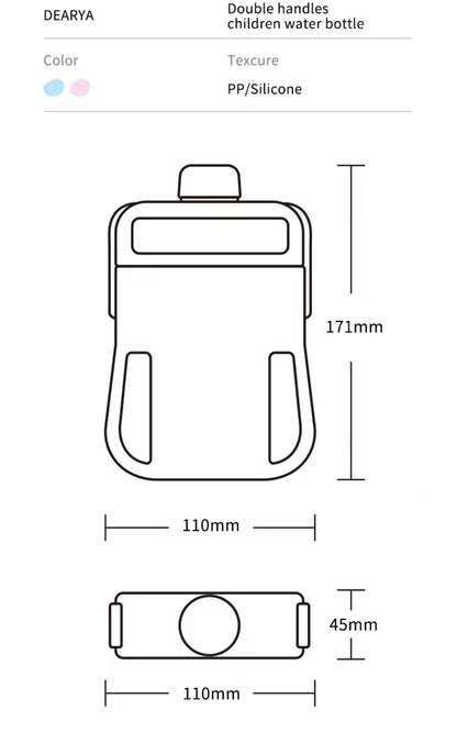2in1 Lunchbox and Bottle - Silicone