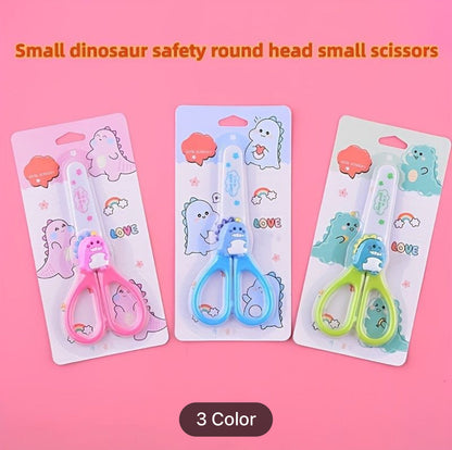 Cute Dino/Rabbit Scissors with Safety