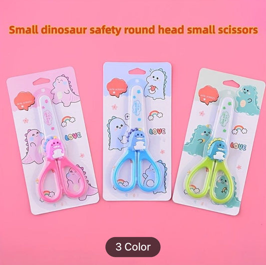 Cute Dino/Rabbit Scissors with Safety