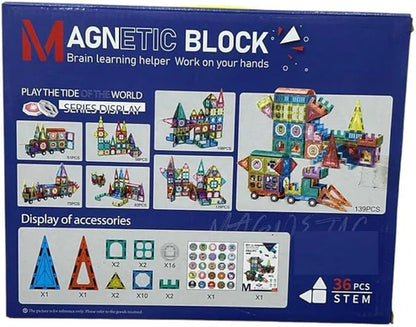 36pcs Magnetic Tiles - STEM | Fun Learn | Perfect Gift