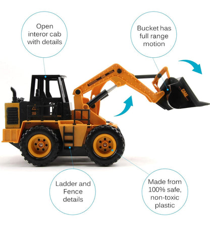 RC Excavator - 1:14 6 Channel Engineering Bulldozer