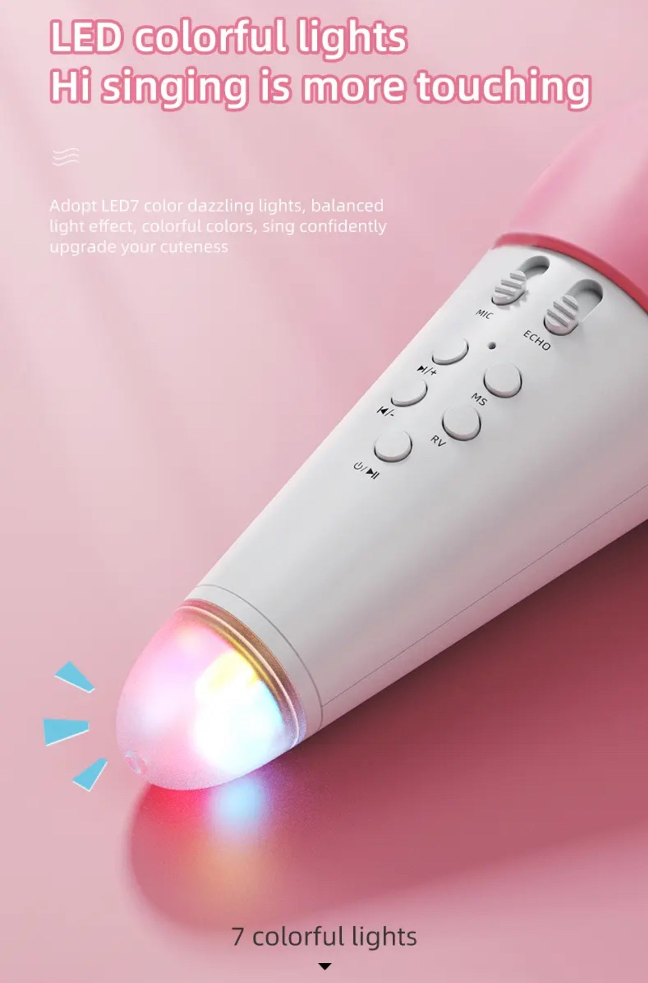 Sing Along  Mike - In Built Cute Bluetooth Mike with Speaker