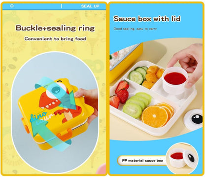 Cartoon Bento Box - Stainless Steel