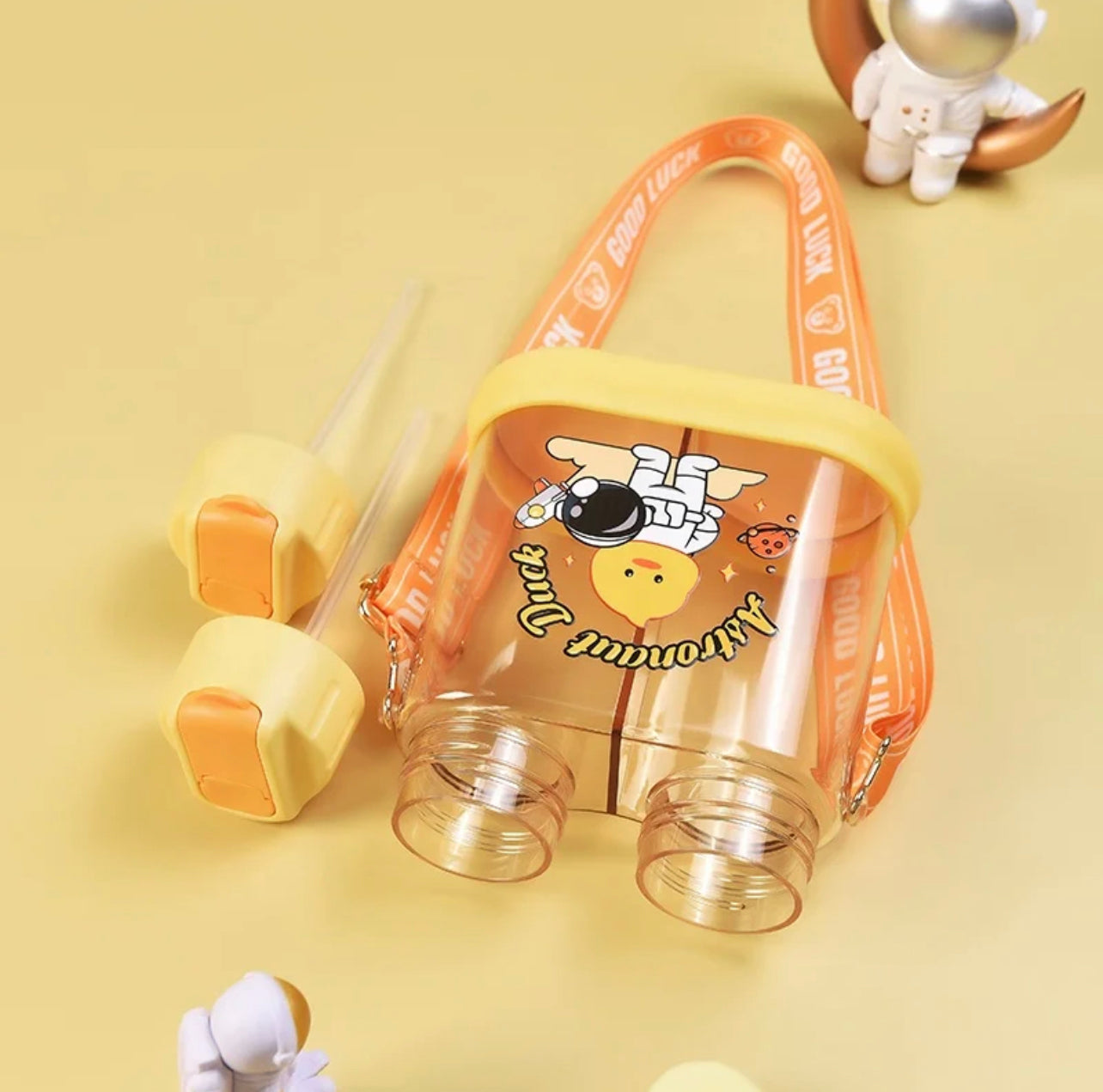 Cute Dual Kids Sipper - Carry 2 Drinks
