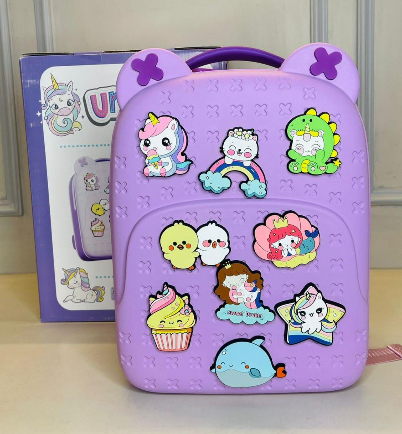 Crocs Style Silicone Backpack with DIY Jibbitz