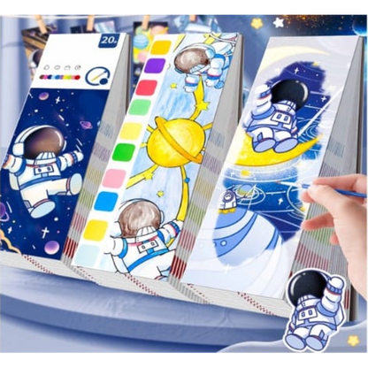Watercolour Colouring Book - 20 pages