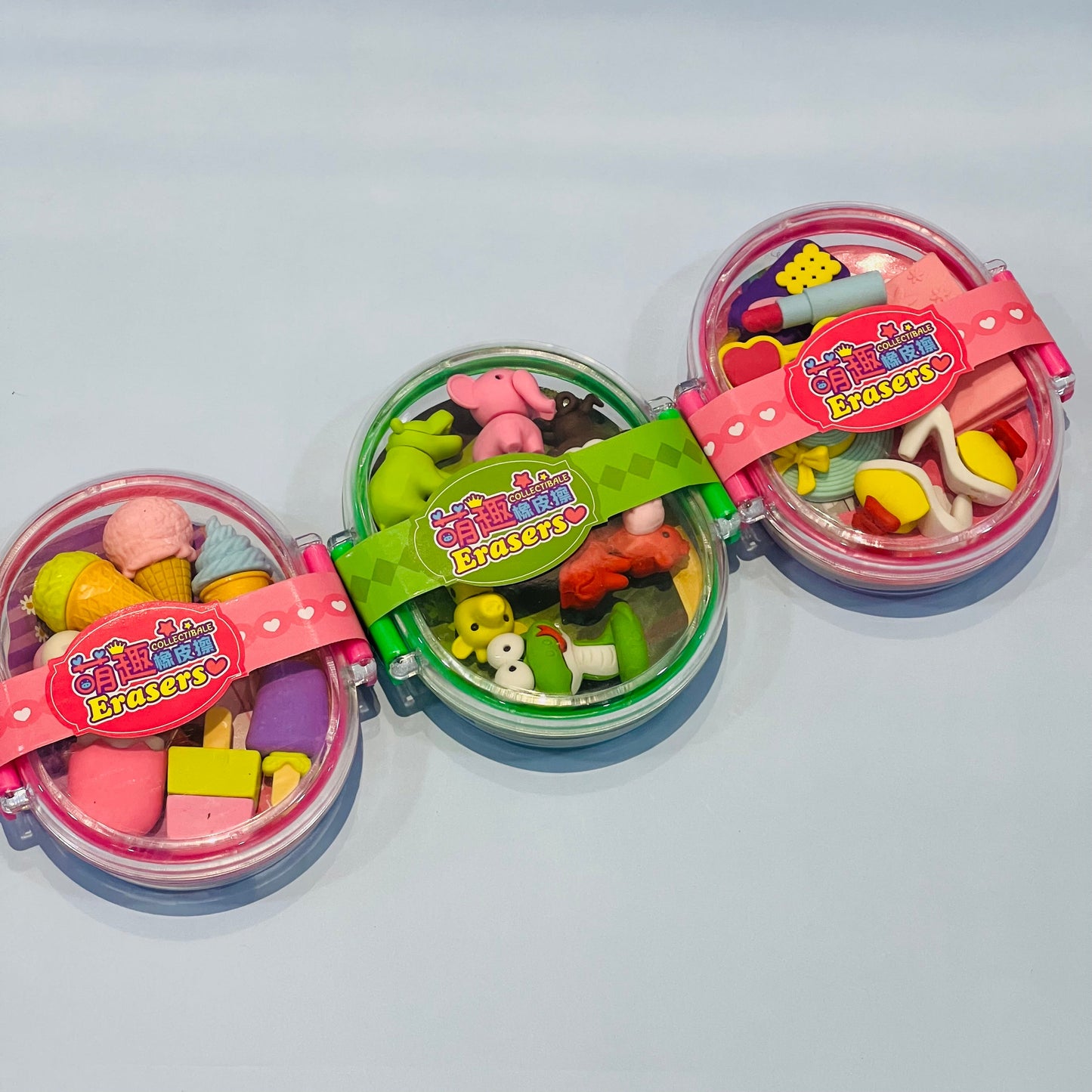 Cute 3D Erasers Box
