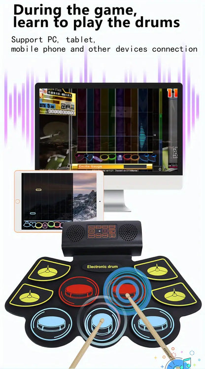 Digital Electronic Drums | Advanced 11 Pads