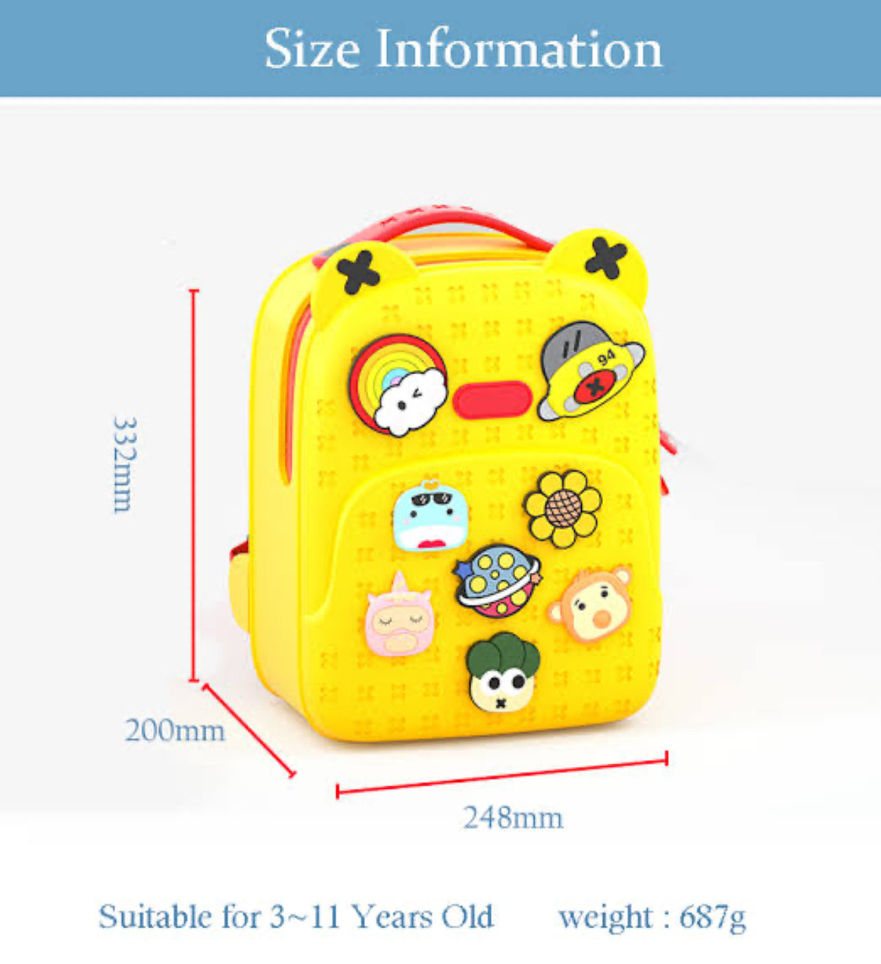 Crocs Style Silicone Backpack with DIY Jibbitz