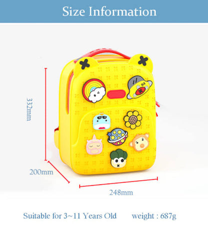 Crocs Style Silicone Backpack with DIY Jibbitz
