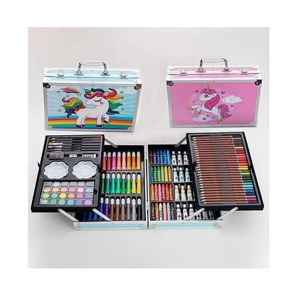 Art and Craft Kit for kids (Coloured Pencil, Markers, Water colours, Tube colours, Sketchpens, Oil pastel, Brushes)