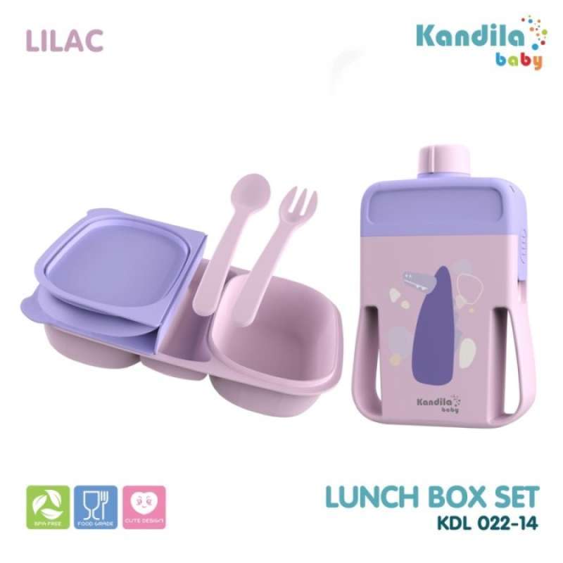 2in1 Lunchbox and Bottle - Silicone