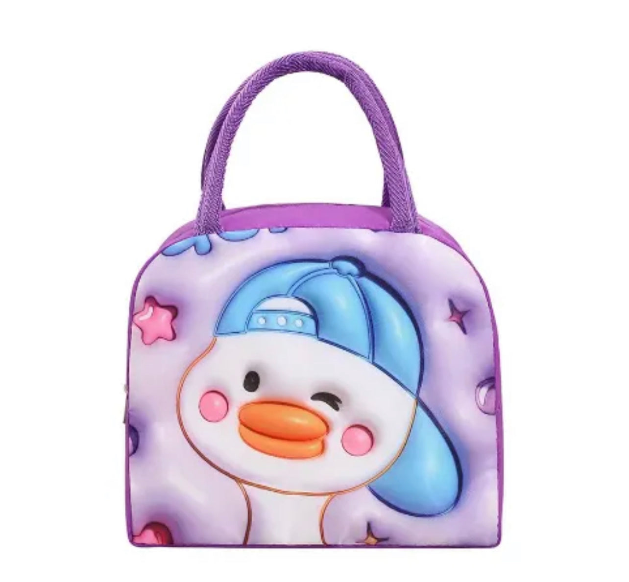 Embossed Style Cute Lunchbags
