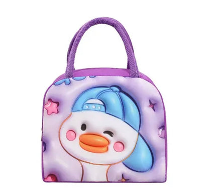 Embossed Style Cute Lunchbags